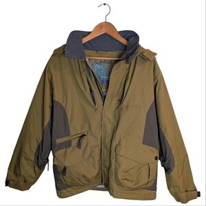 E408 Snowboarding turbine Winter Coat Green